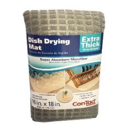 6 Bulk CoN-Tact Gray Drying Mat 16 X 18in