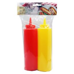 48 Bulk Bh Ketchup & Mustard Disp Set 6.5in