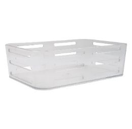 18 Bulk Ch Holder Tray Clear Lg 8x5.25x2.5in