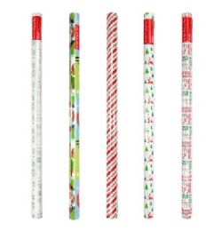 60 Bulk Christmas Gift Wrap 40sq 6 Designs Pdq