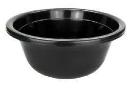 24 Bulk Bh Plastic Black Basin 18.5x7.8x11.8in