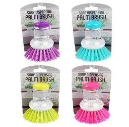 24 Bulk Bh Plastic Palm Brush 4 Colors