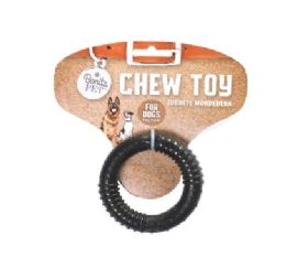 240 Bulk Bp Plastic Chew Toy Ring 3.25in Black
