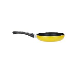 12 Bulk Bh Alum Nonstick Fry Pan Yellow 7.75in