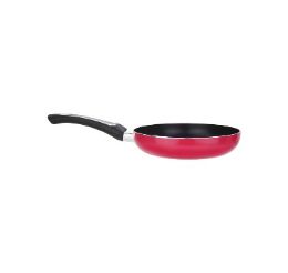 12 Bulk Bh Alum Nonstick Fry Pan Stwberry Red 7.