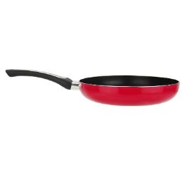 12 Bulk Bh Alum Nonstick Fry Pan Stwberry Red 11