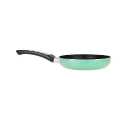 12 Bulk Bh Alum Nonstick Fry Pan Green 7.75i