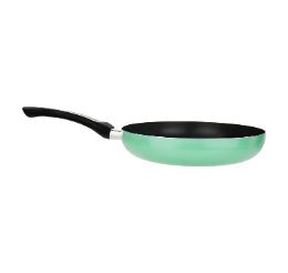 12 Bulk Bh Alum Nonstick Fry Pan Green 10.25i