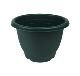 48 Bulk Bh Plastic Garden Planter Green 10x7
