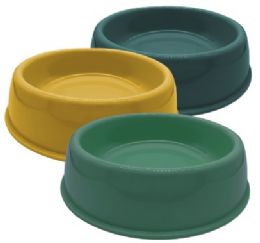 48 Bulk Bp Pet Bowl Md 8.25x7.25x2.5in Pl Asst