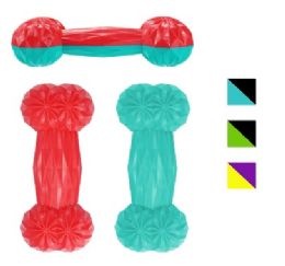144 Bulk Bp Tpr Bone Toy Asst Colors 6.6x2.7x1.8i