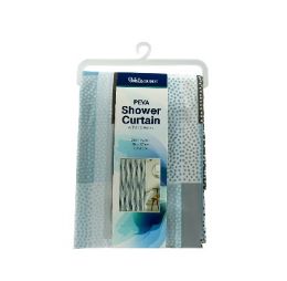 24 Bulk Bh S-Curtain W-Hooks 71in Tile Peva