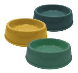 48 Bulk Bp Pet Bowl Sm 7.25x6.25x2.25in Pl Asst