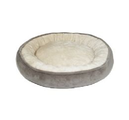 6 Bulk Bp Pet Bed Sm Fleece Gray 19.5in
