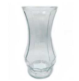 12 Bulk Clear Slim Glass Large Vase 4.72 X 10 Inches
