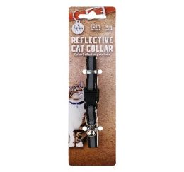 18 Bulk Bp Cat Collar W-Bell 10in Reflective