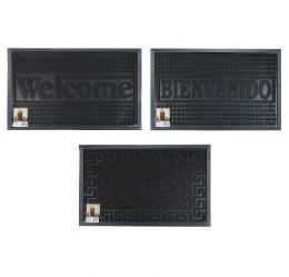 24 Bulk Bh Rectangle Outdoor Mat 16x24in 3 Asst