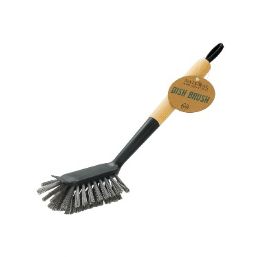 48 Bulk Bh PP-Wood Dish Brush 12x2.7x2.7in