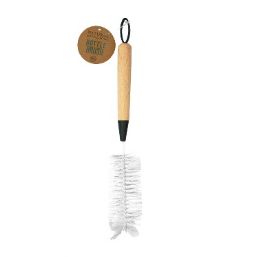 48 Bulk Bh PP-Wood Bottle Brush 13.7x1.9x1.9in