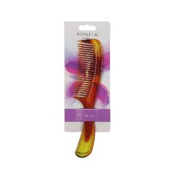 144 Bulk Bc Comb W Handle Tortoise 8in