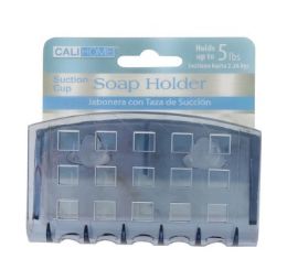 24 Bulk Ch Soap HoldeR-Suct Cup Bl 2.25x4x2.50in