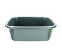 24 Bulk Bh Plastic Gray Basin 9.5l