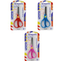 48 Bulk Promarx Scissors Asst Colors 5in