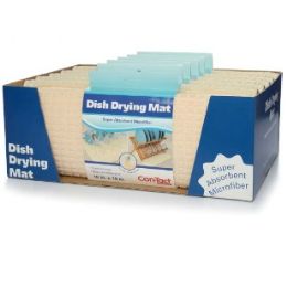 8 Bulk CoN-Tact Almond Dish Drying Mat 16x18 in