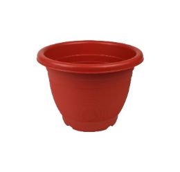 48 Bulk Bh Plastic Garden Planter Brown 8.4x6.4i