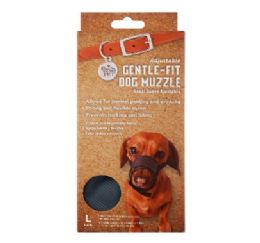 96 Bulk Bp Dog Muzzle Lg 6-8in Dia Adjustable