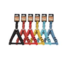 96 Bulk Bp Dog Harness Sm 5-8-20in 6 Asst