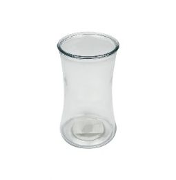 24 Bulk Clear Glass Vase 6.5 X 3.75 Inches