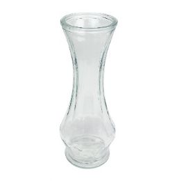 12 Bulk Clear Slim Bud Vase 3.54 X 8.66 Inches