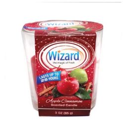 12 Bulk Wizard Candle Apple Cinnamon 3oz