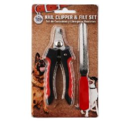 96 Bulk Bp Pet Nail Clipper & File Set