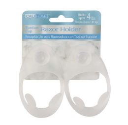 36 Bulk Ch Razor HoldeR-Suct Cup Cl 2.25x3.75in