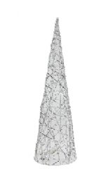 12 Bulk Bh Christmas Silver Wire Tree W Light 15