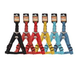 96 Bulk Bp Dog Harness Md 0.75-24in 6 Asst