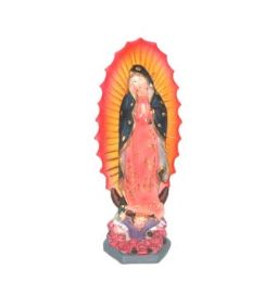 48 Bulk Guadalupe Figurine Polyresin 6.75 Inches