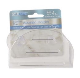 24 Bulk Ch Sponge HoldeR-Suct Cup Cl 4.25x2x3in
