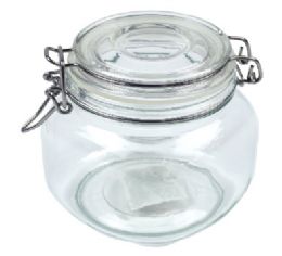 24 Bulk Glass Jar Storage Jar 750ml