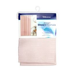 24 Bulk Bh Shower Curtain W-Hooks 70x72 Pk Poly