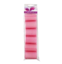 72 Bulk Bc Foam Pink Hair Rollers 6ct lg