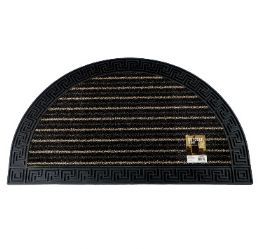 10 Bulk Bh Half Circle Outdoor Mat 29x17.5in br