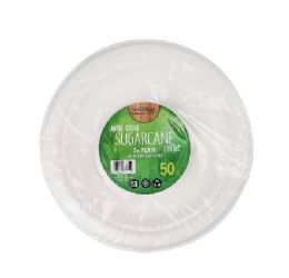 20 Bulk Nhc Sugar Cane Plate 7in 50ct
