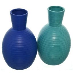 8 Bulk Ceramic Vase 2 Assorted 5.75 X 5.75 X 9.45 Inches