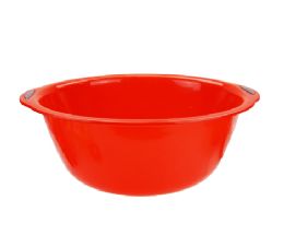 24 Bulk Bh Plastic Red Basin 16.14x13.39x5.7in