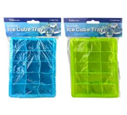48 Bulk Bh Ice Cube Mold 2 Asst Silicone 15 Slot