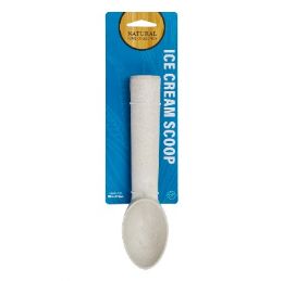 72 Bulk Wheat Straw Ice Cream Scoop 7x2 Inches
