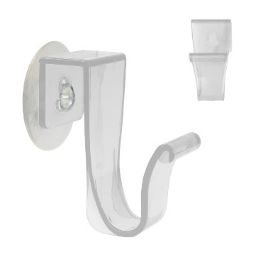 24 Bulk Ch HooK-Suct Cup Cl 1.75x2.75x3.5in